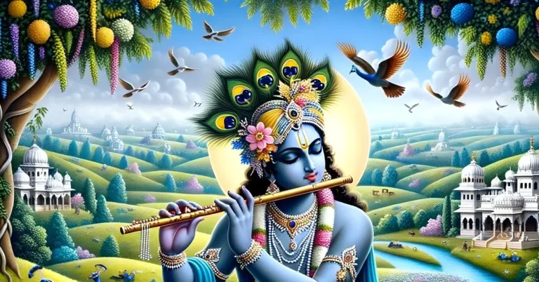 What is the mantra of Krishna to control the mind?